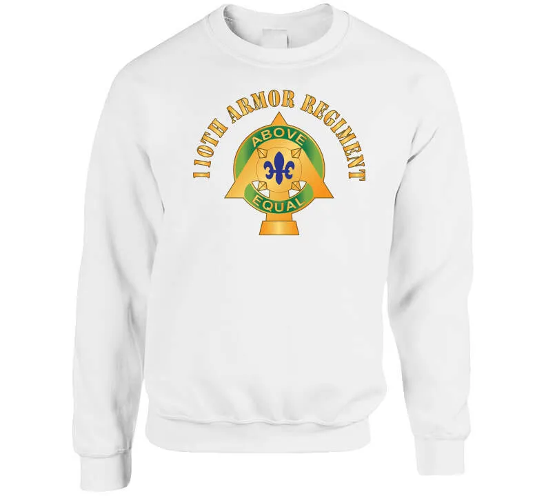 110h Armor Regiment -  Dui W Txt X 300 Classic T Shirt, Crewneck Sweatshirt, Hoodie, Long Sleeve