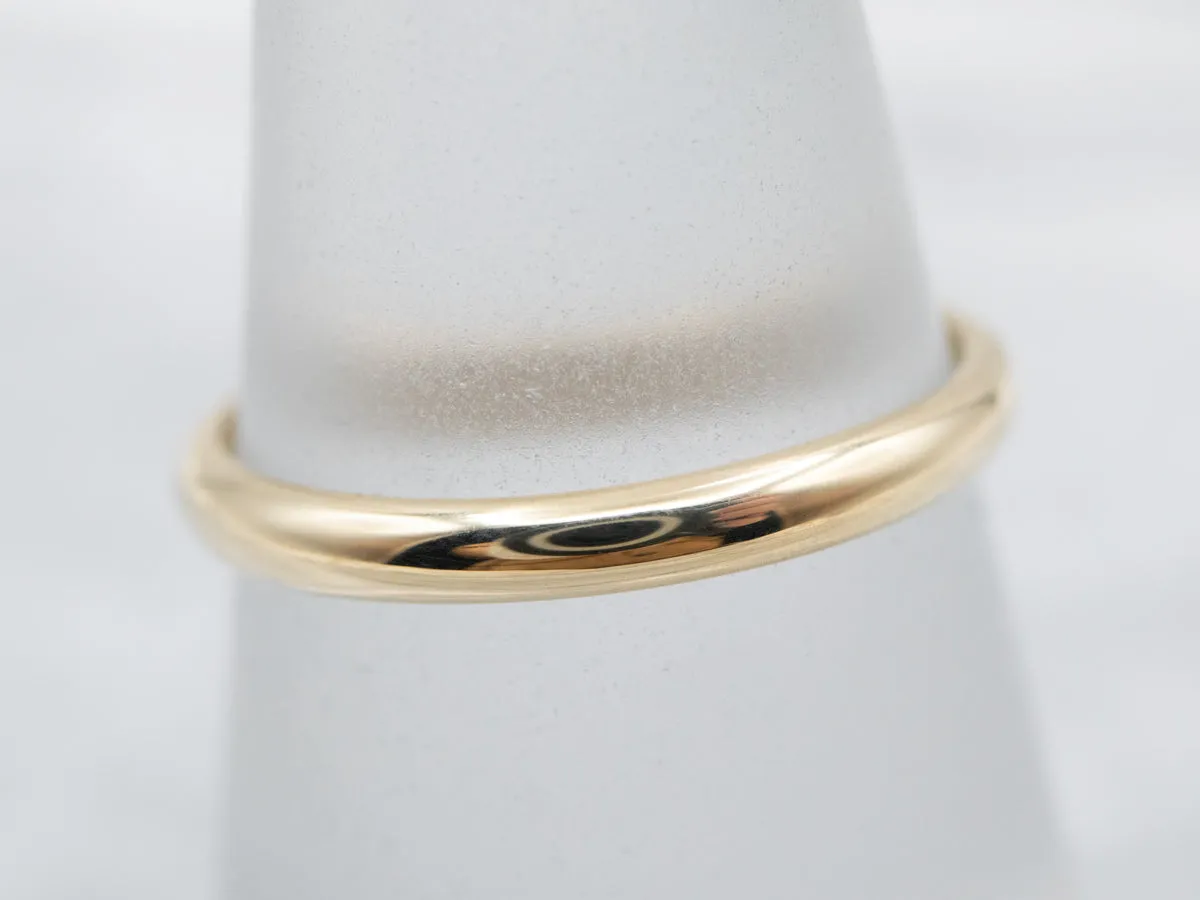 14K Yellow Gold Classic Band