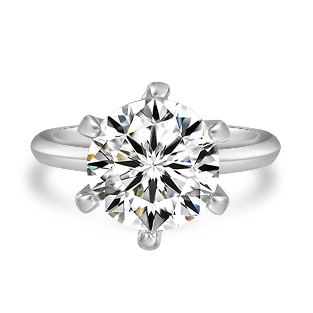 4 Carat Solitaire Engagement Ring