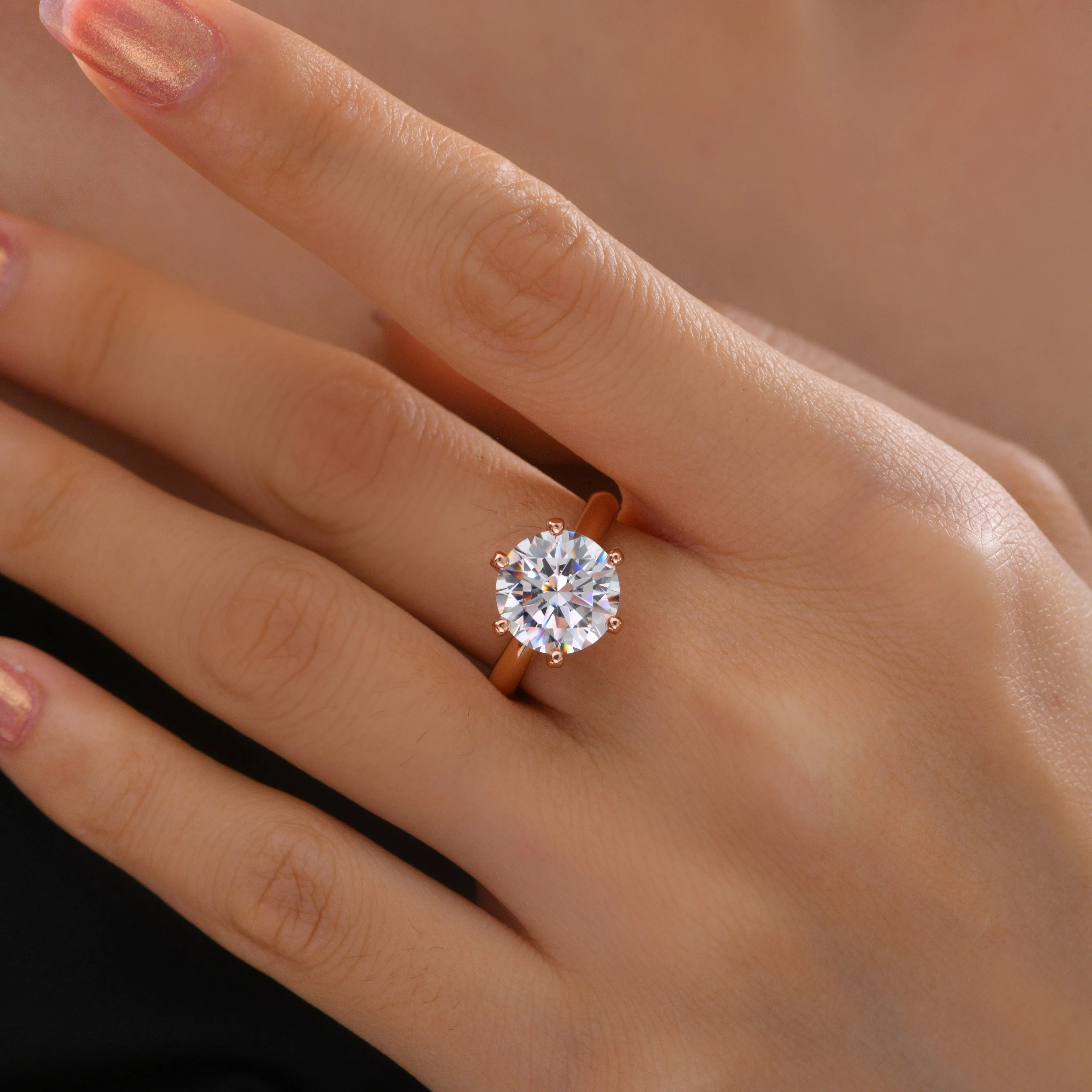 4 Carat Solitaire Engagement Ring