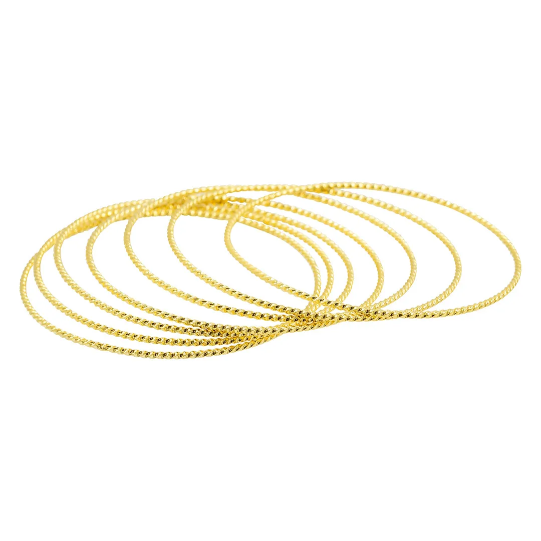 7-Piece Skinny Bangle Set