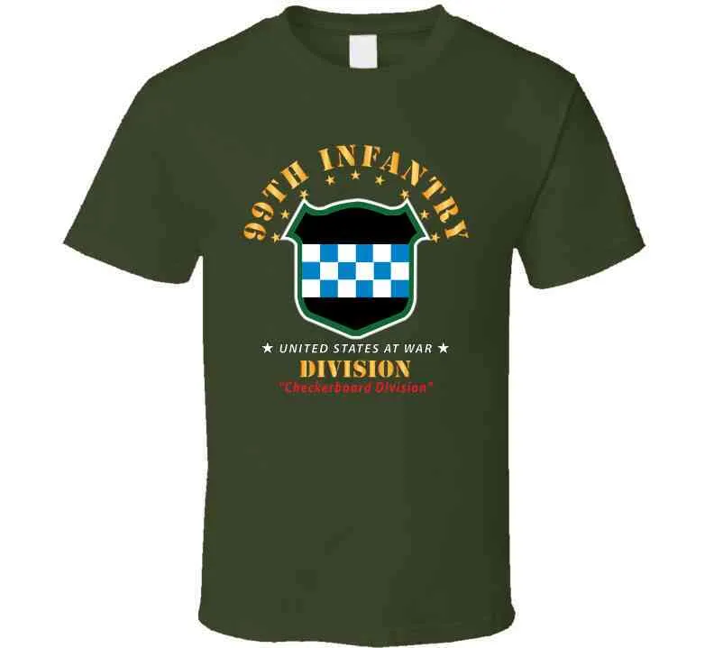 99th Infantry Division - Checkerboard Division X 300  Classic T Shirt, Crewneck Sweatshirt, Hoodie, Long Sleeve