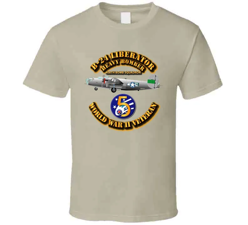 AAC - 22BG - 408th BS - B-24 - 5th AF T Shirt