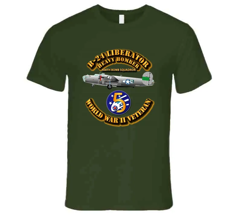 AAC - 22BG - 408th BS - B-24 - 5th AF T Shirt