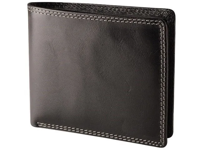 Adpel Dakota Leather 8CC Wallet | Black