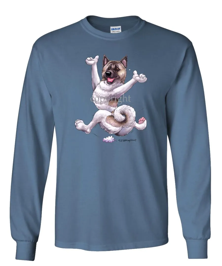 Akita - Happy Dog - Long Sleeve T-Shirt