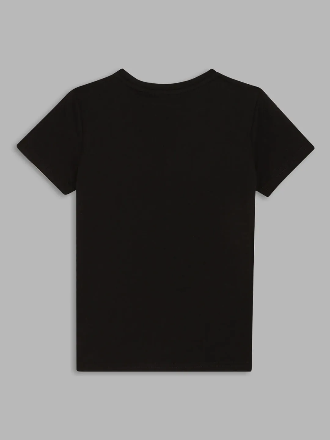 Antony Morato Kids Black Logo Regular Fit T-Shirt