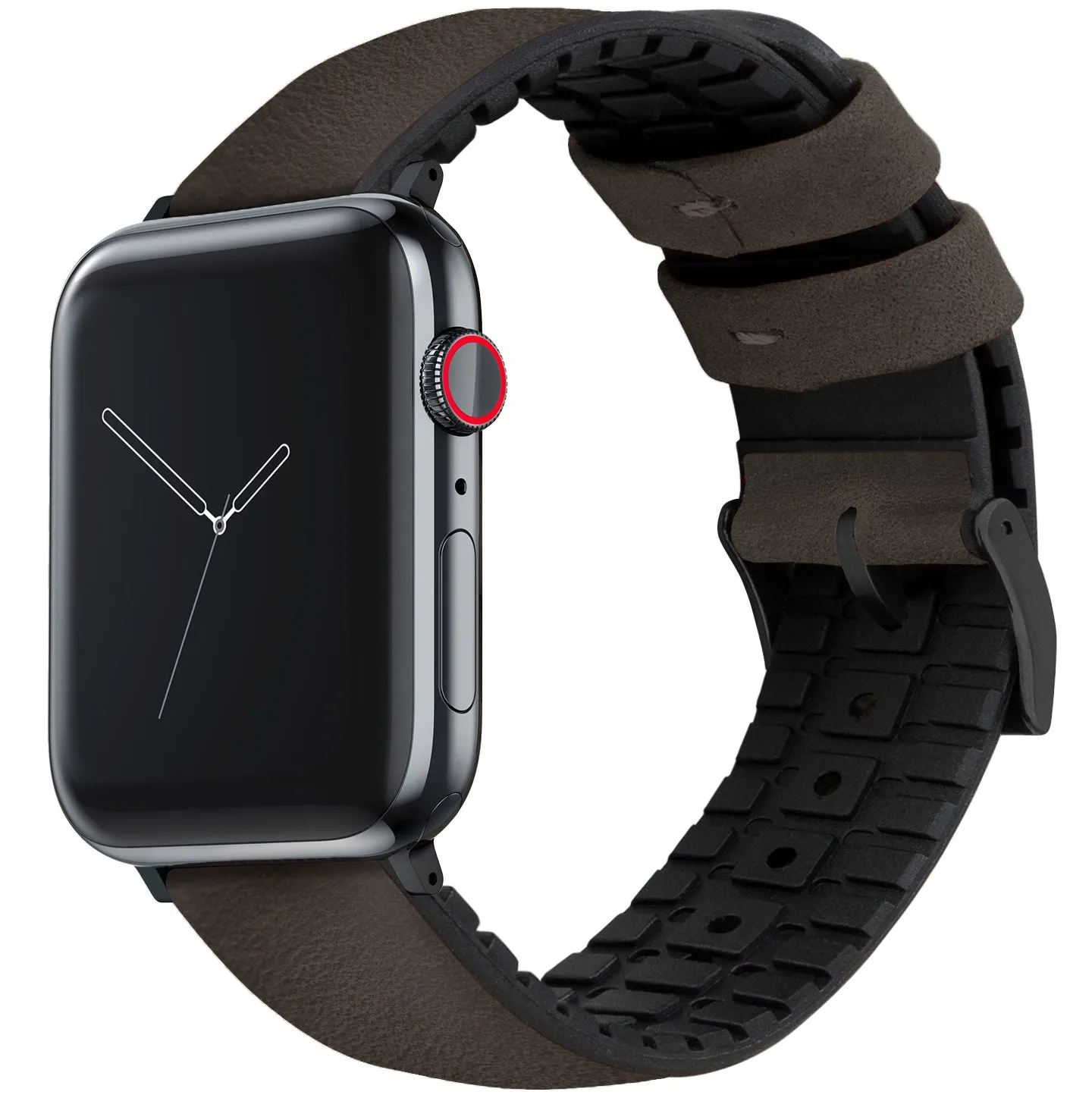 Apple Watch Smoke Leather Hybrid Watch Band (SALE)