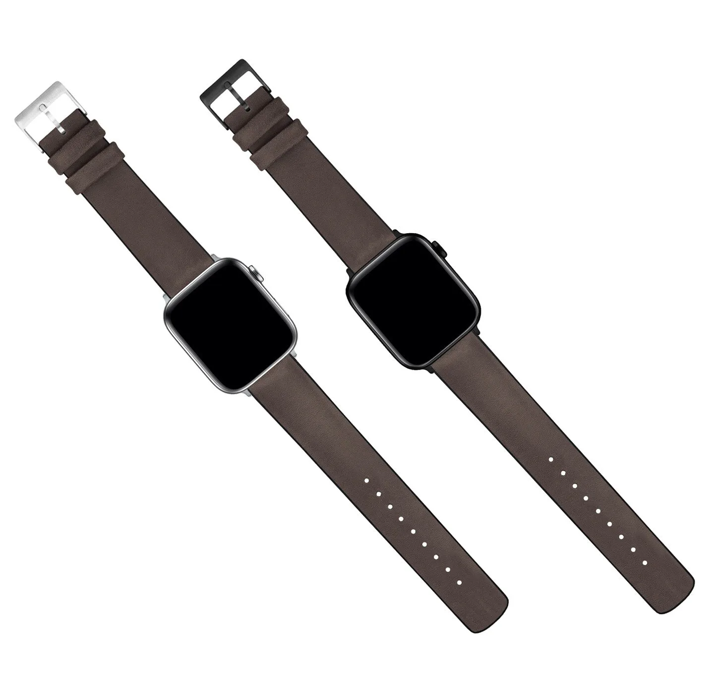 Apple Watch Smoke Leather Hybrid Watch Band (SALE)