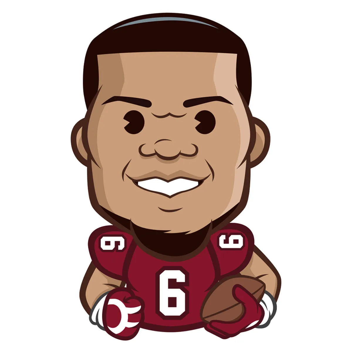 Arizona Cardinals: James Conner Emoji - Officially Licensed NFLPA Removable Adhesive Decal