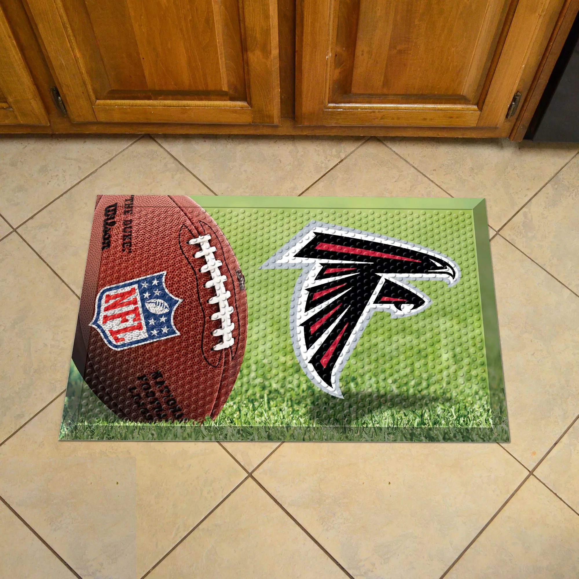 Atlanta Falcons Rubber Scraper Door Mat