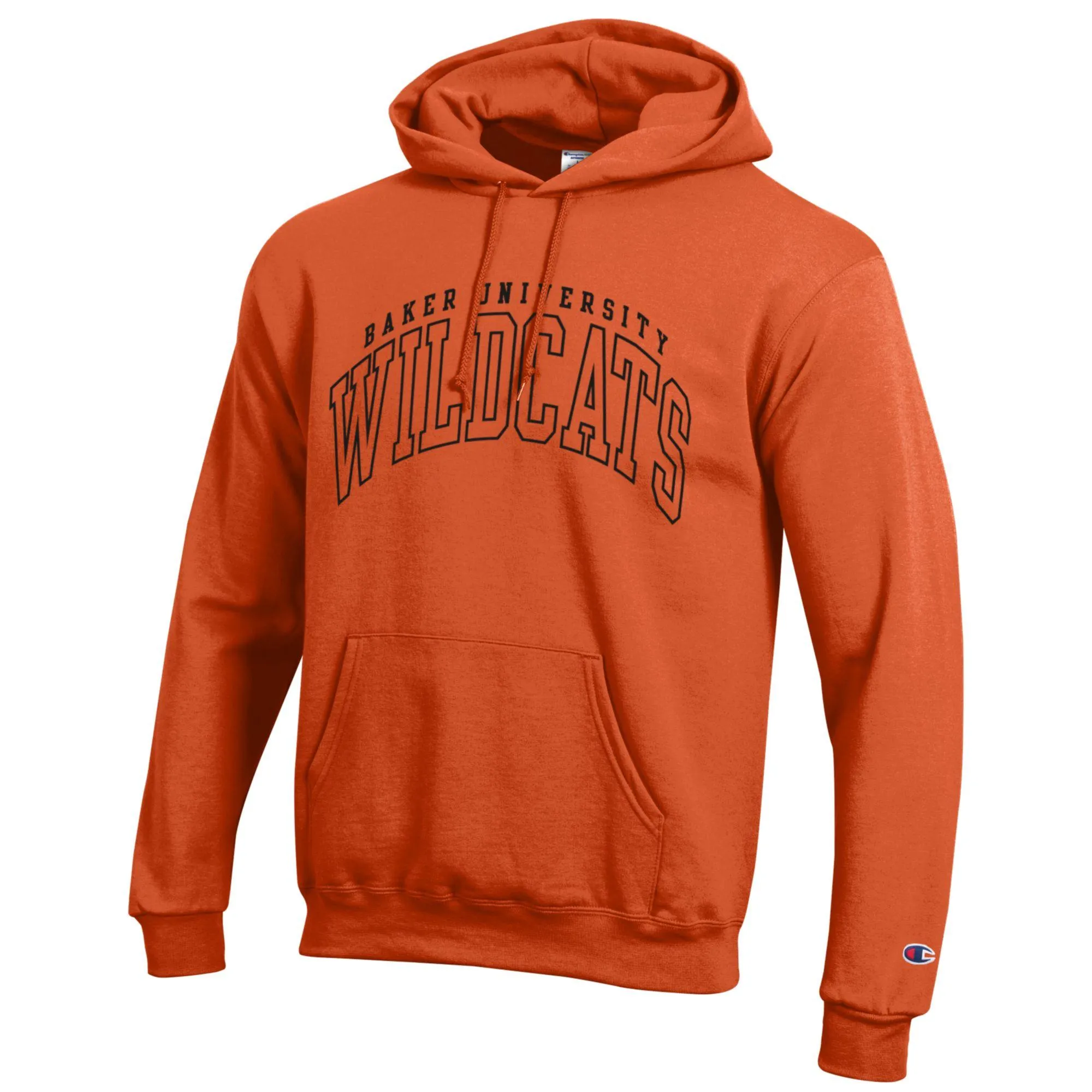 Baker University Wildcats Champion Powerblend Hood