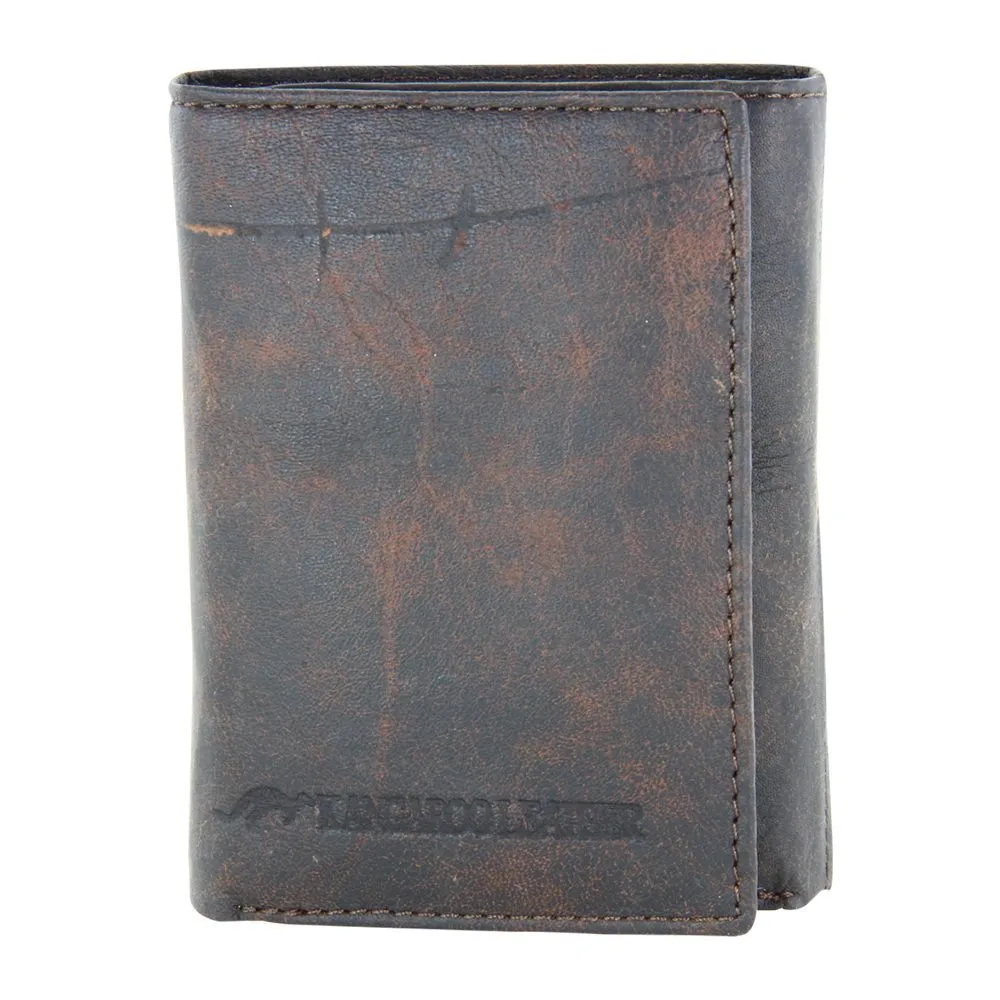 Vintage Barmah Kangaroo Leather 2-Fold Wallet - Classic Mens Accessory