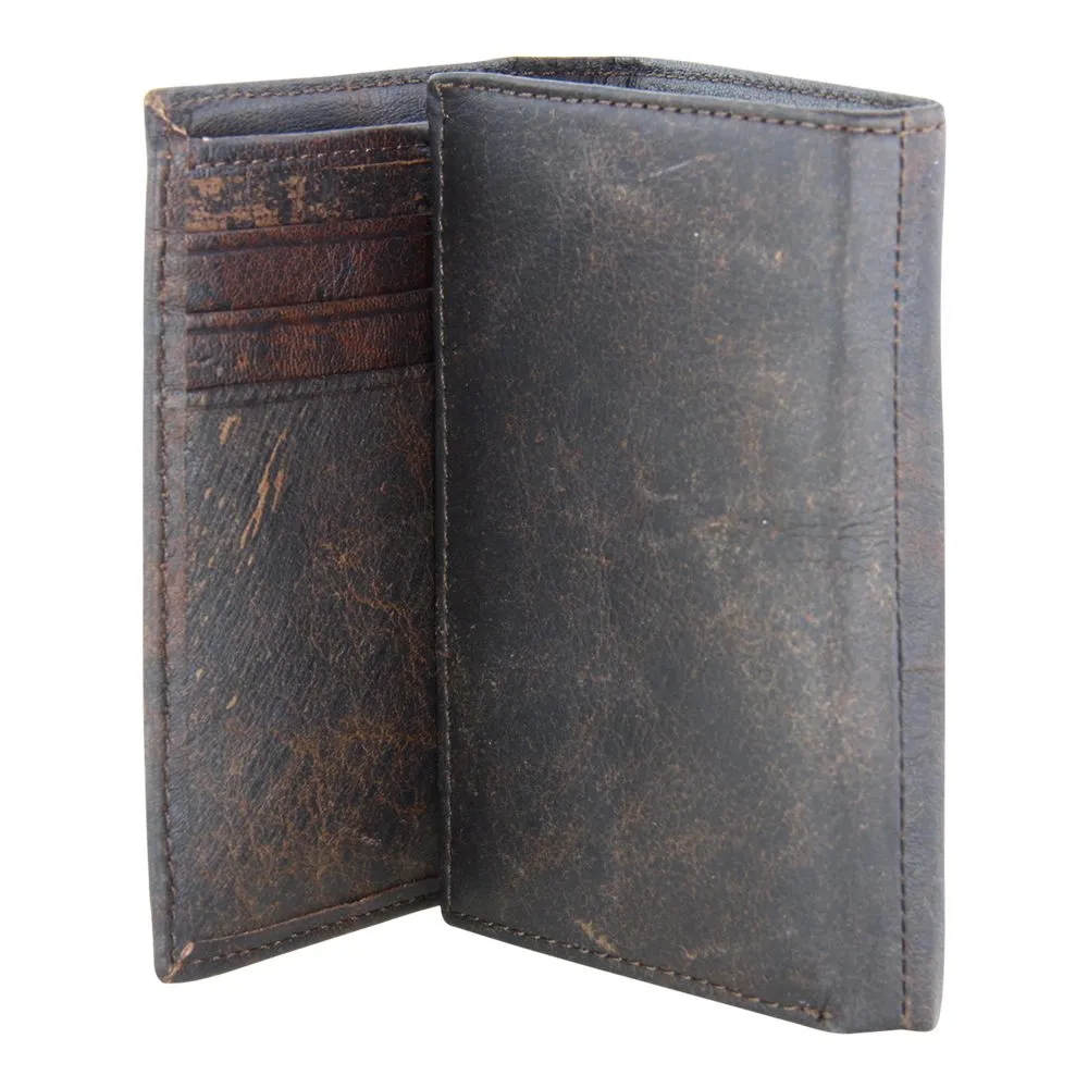 Vintage Barmah Kangaroo Leather 2-Fold Wallet - Classic Mens Accessory