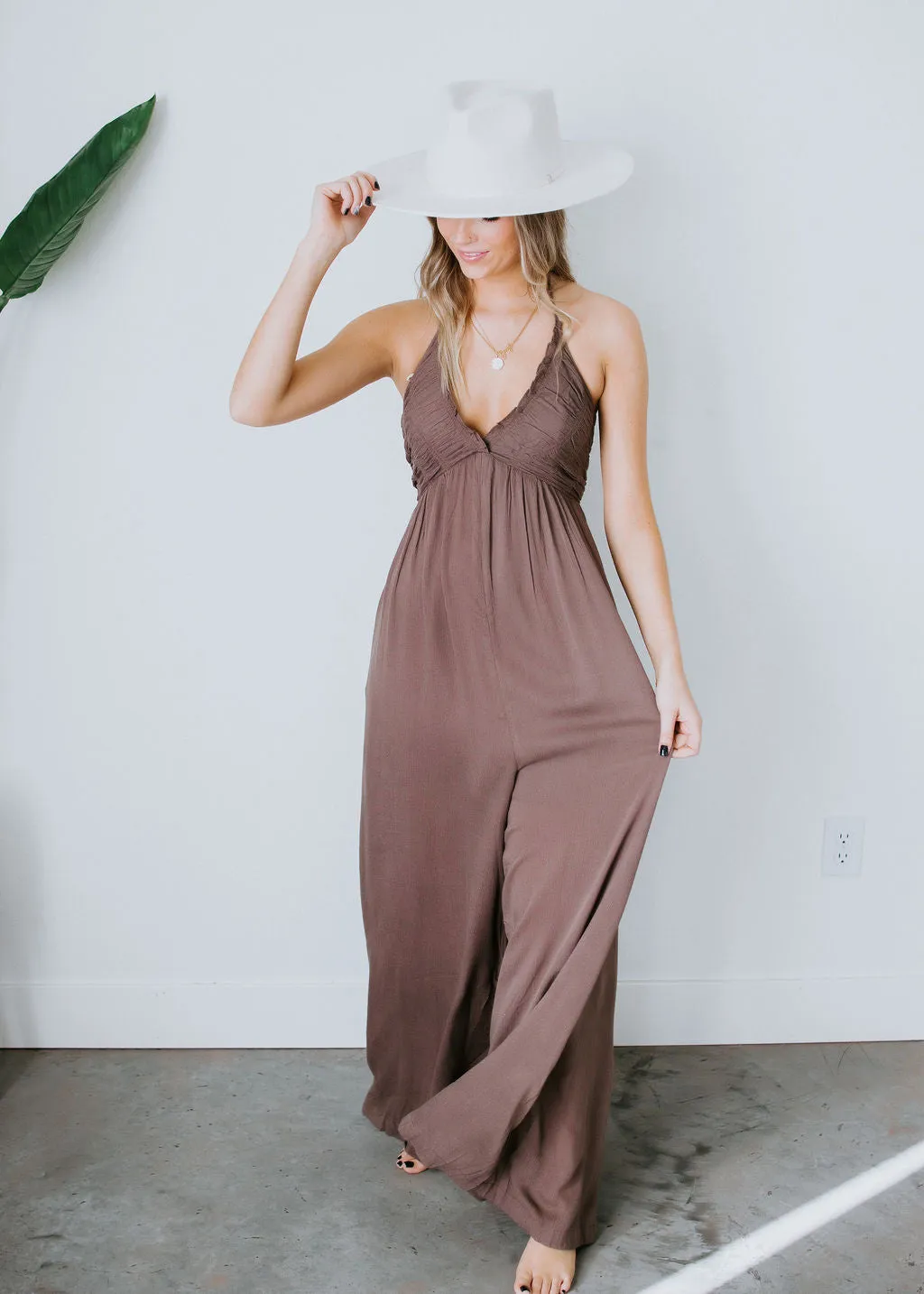 Best Coast Halter Jumpsuit