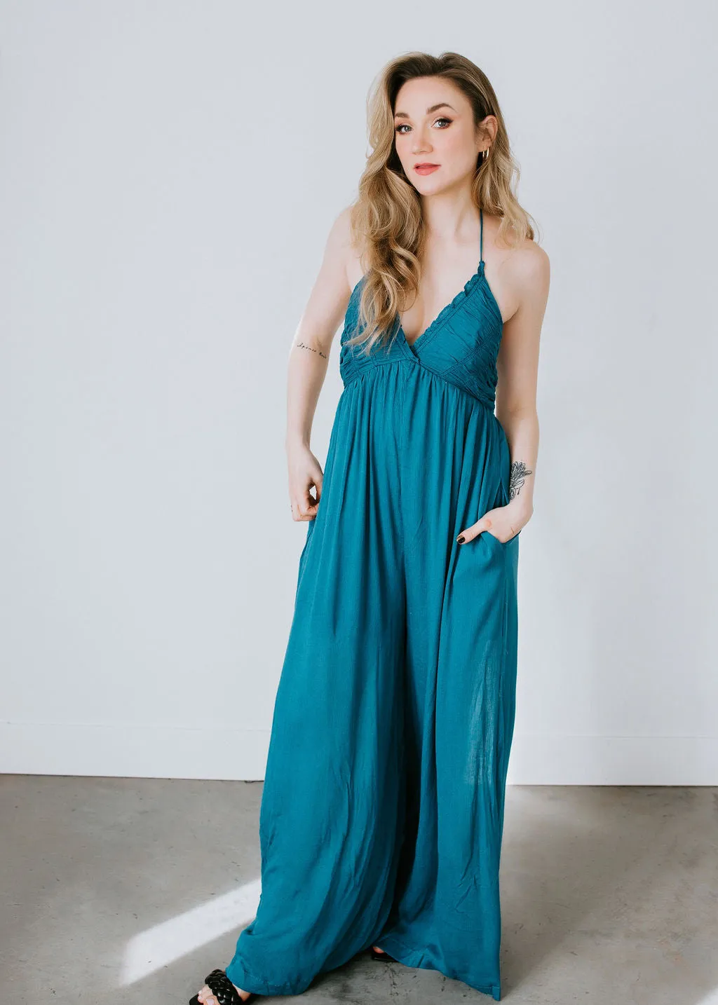 Best Coast Halter Jumpsuit