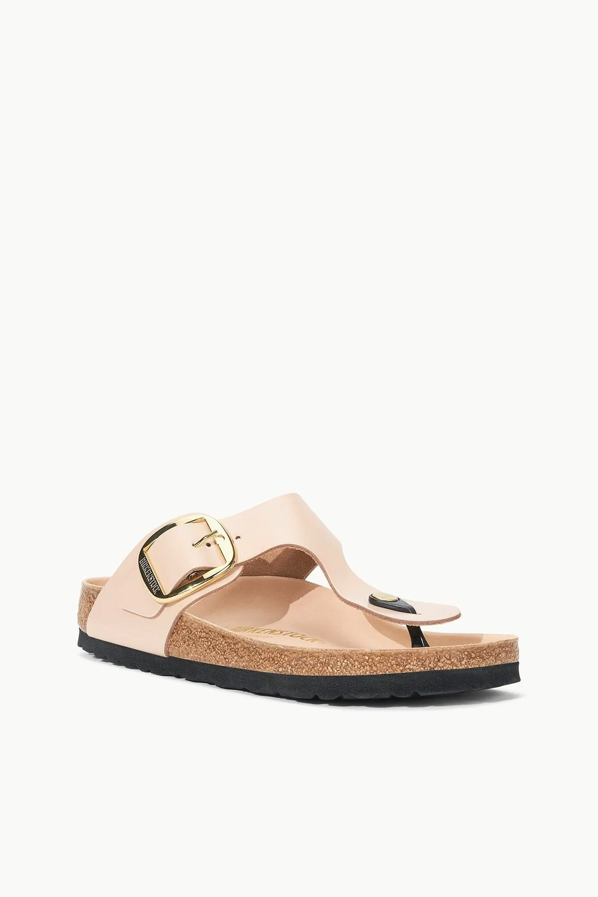 BIRKENSTOCK GIZEH BIG BUCKLE SANDAL | HIGH SHINE NEW BEIGE