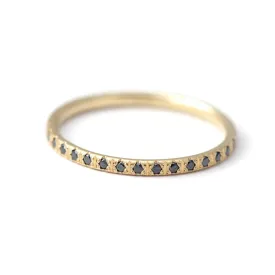 Black Diamond Eternity Ring