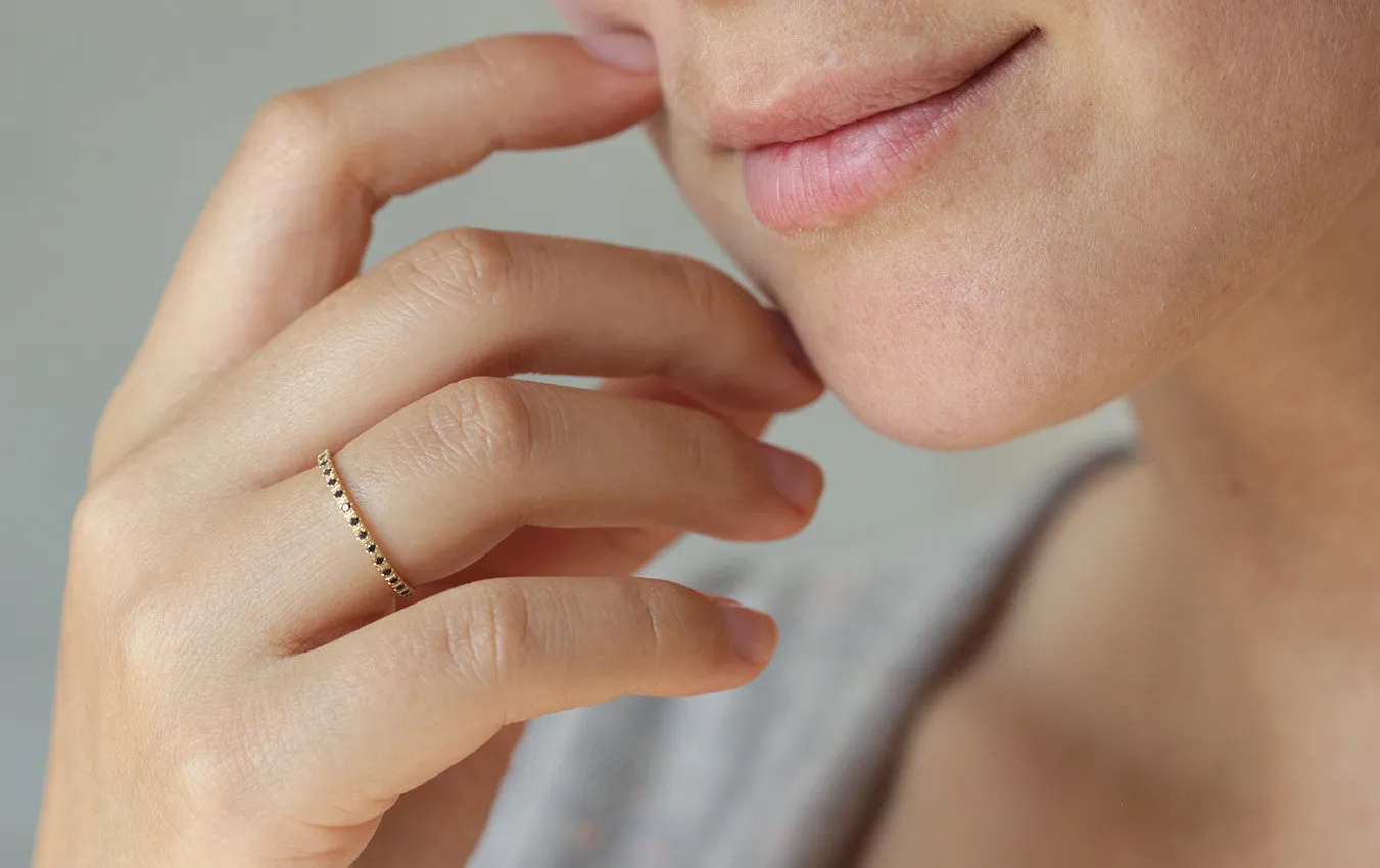 Black Diamond Eternity Ring