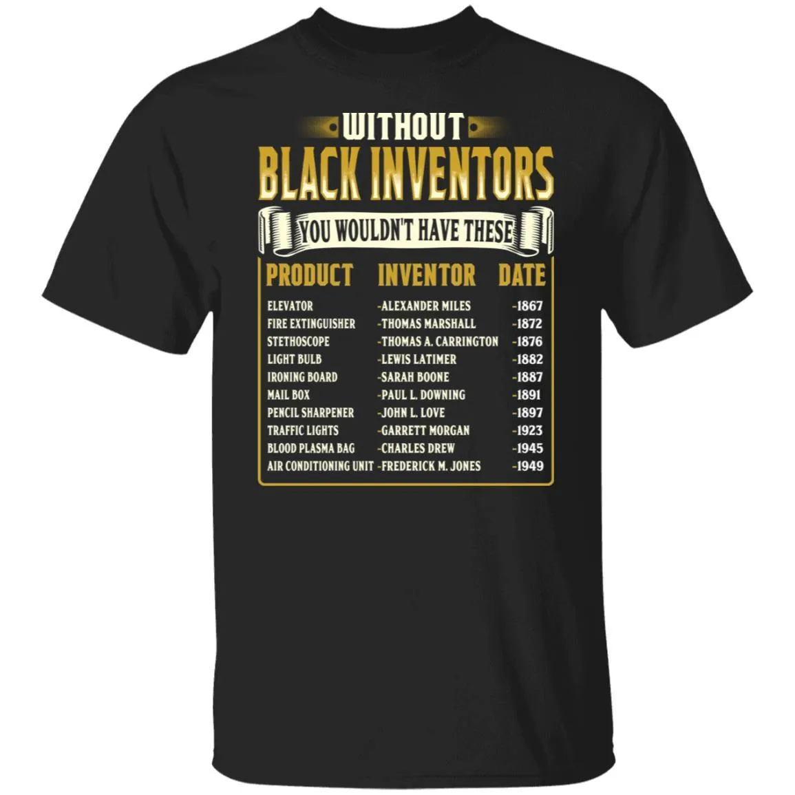 Black Inventors T-Shirt