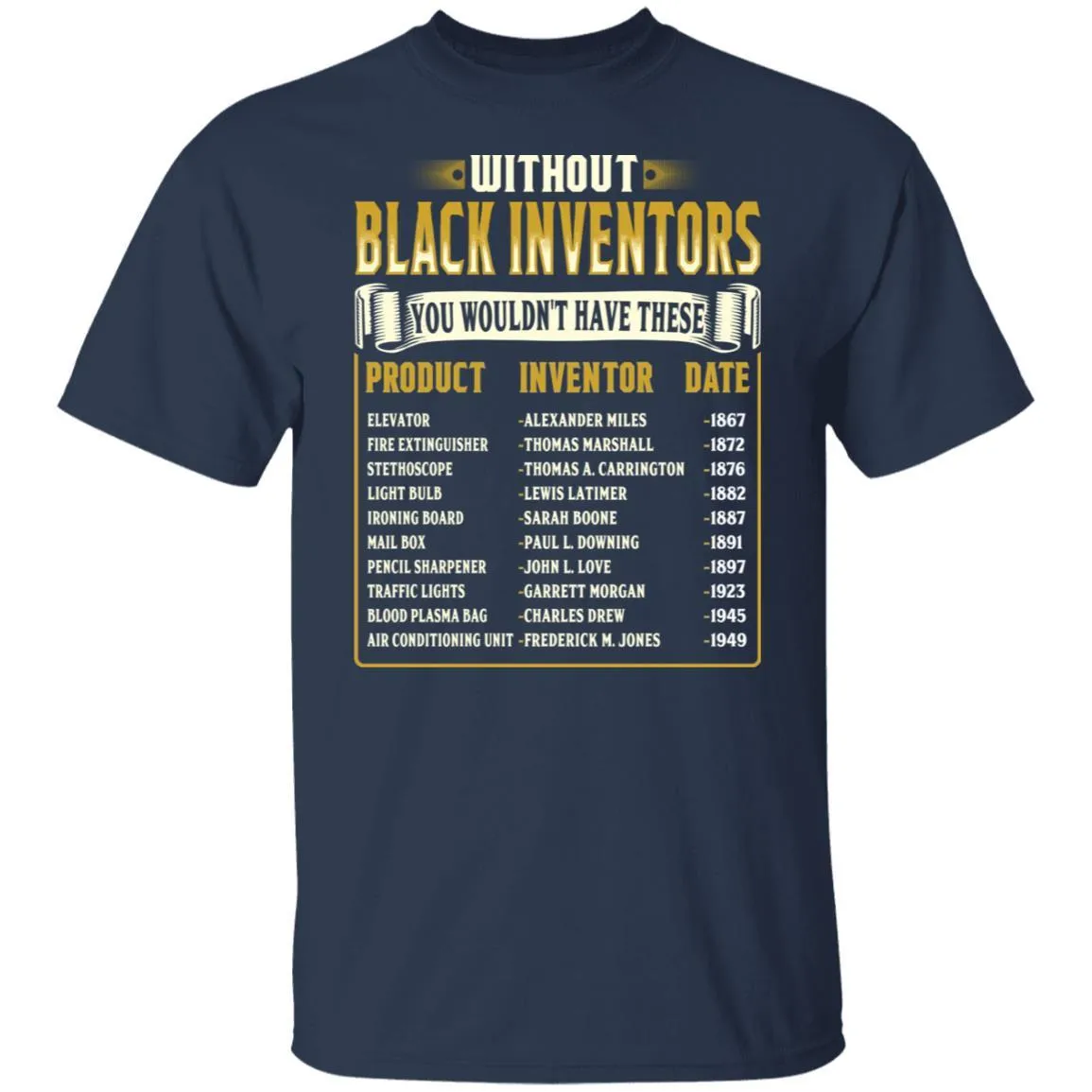 Black Inventors T-Shirt