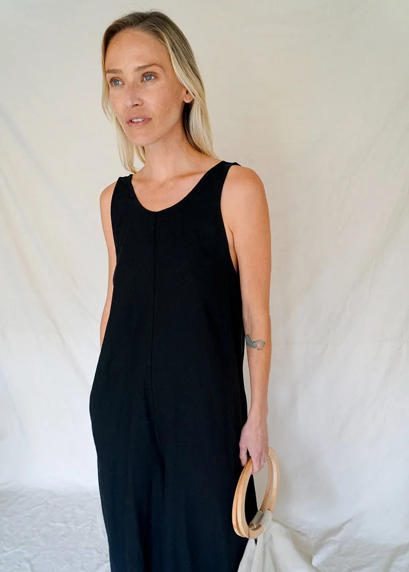 BLACK PALMA JUMPSUIT