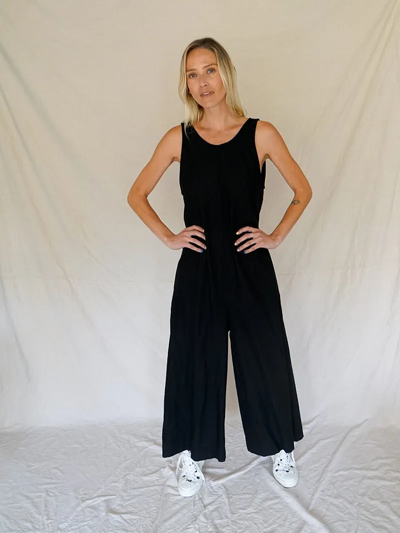 BLACK PALMA JUMPSUIT