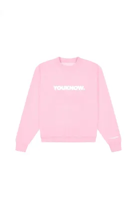 BLOCK CREWNECK | PINK