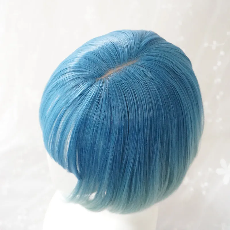 Blue-green gradient wig PL20661