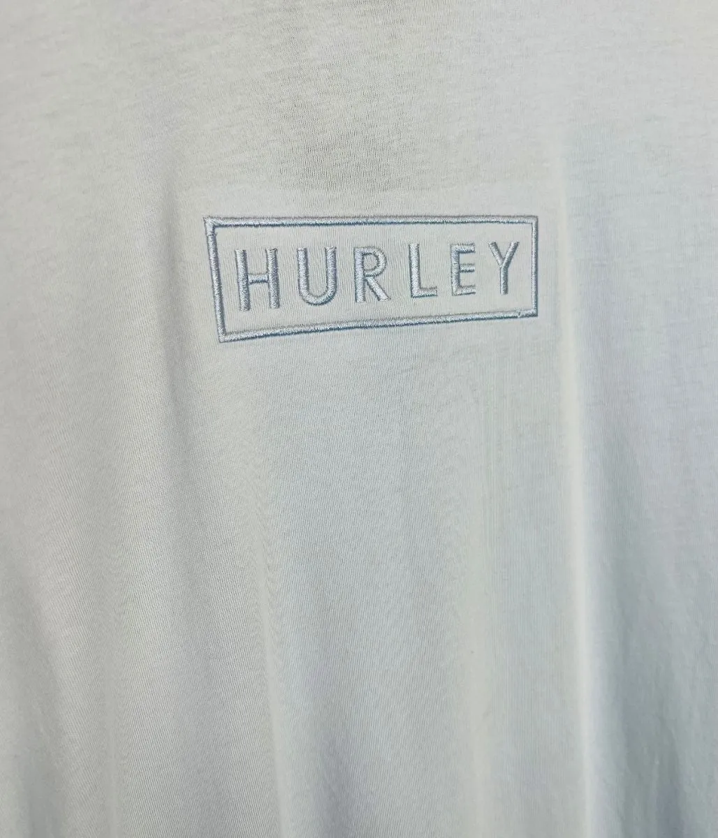 Blue Mens Hurley Long Sleeved Logo T Shirt