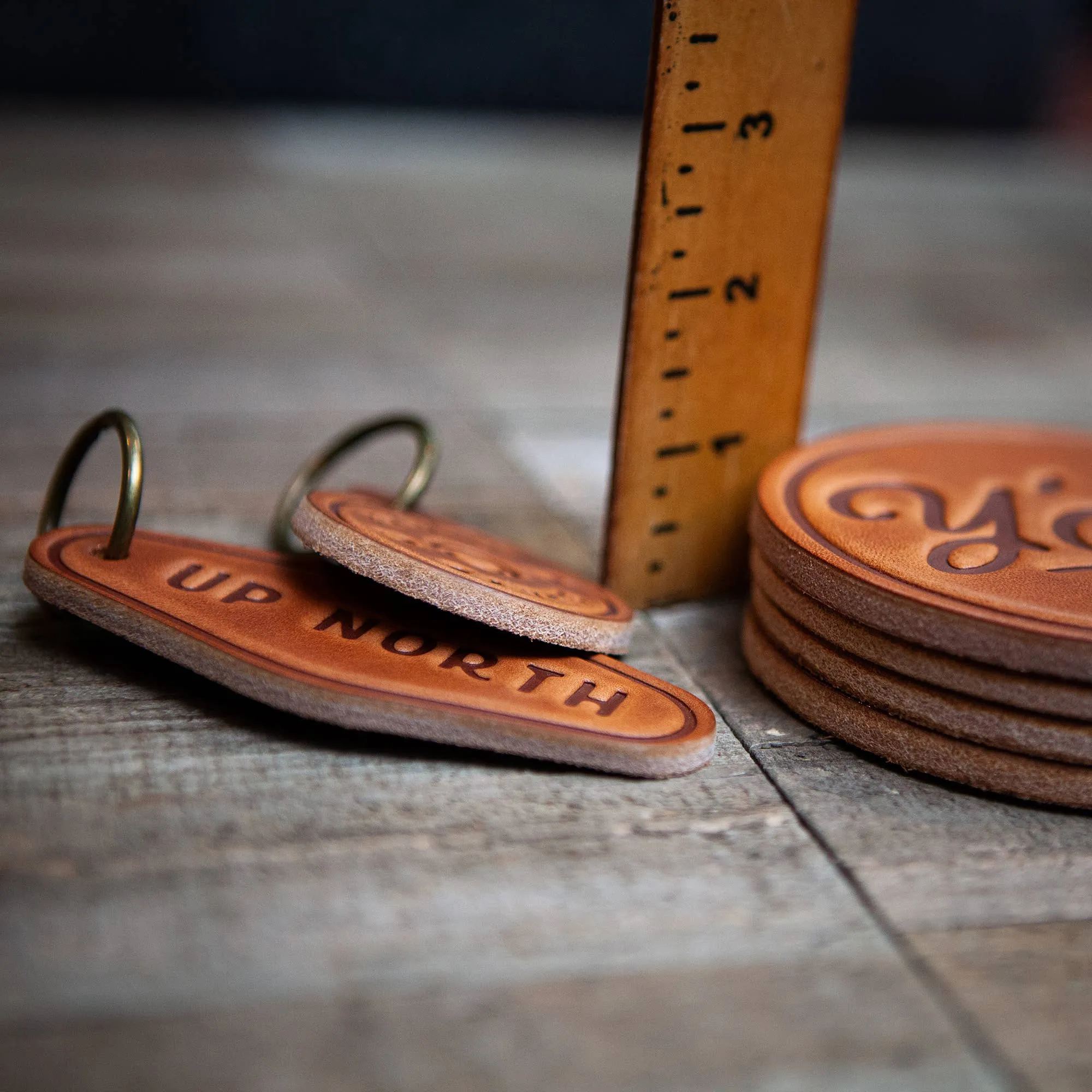 Bourbon Cowgirl Leather Coaster