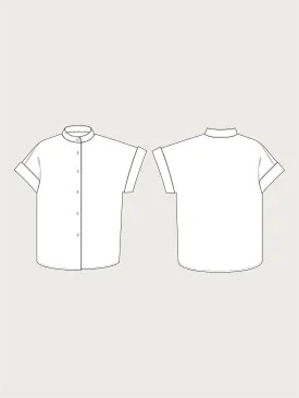 CAP SLEEVE SHIRT PATTERN