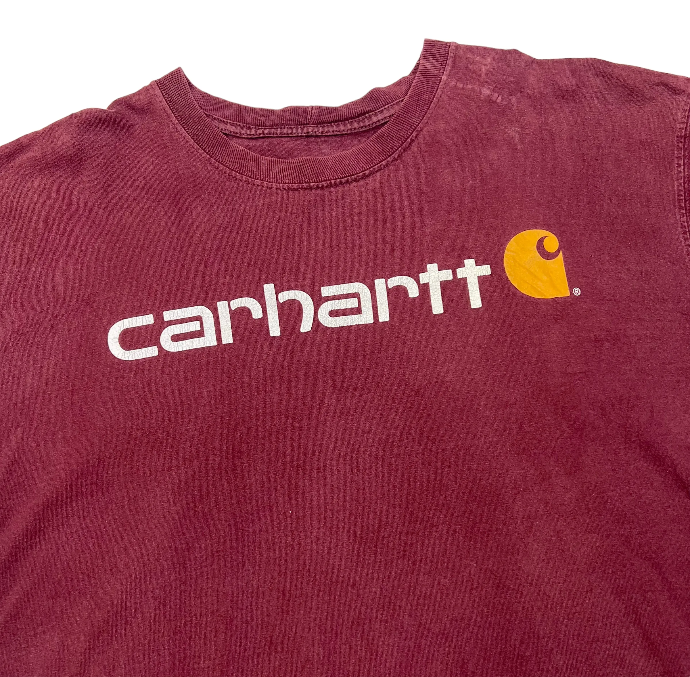 Carhartt Maroon Short Sleeve T-Shirt