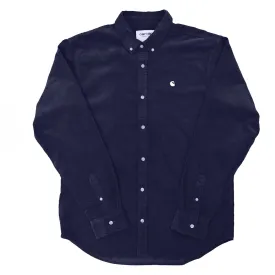 Carhartt WIP Madison Shirt Navy Fine Cord