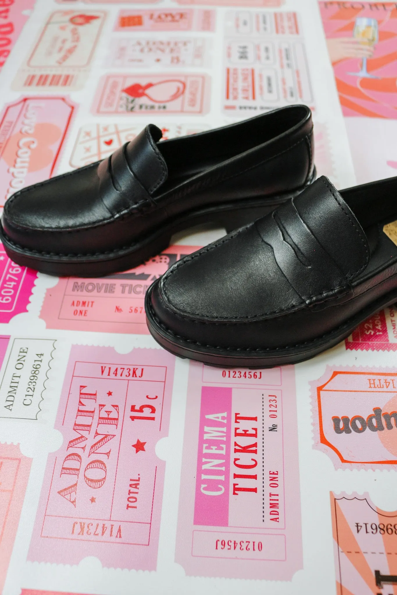 Carrera Black Leather Penny Loafer By Born