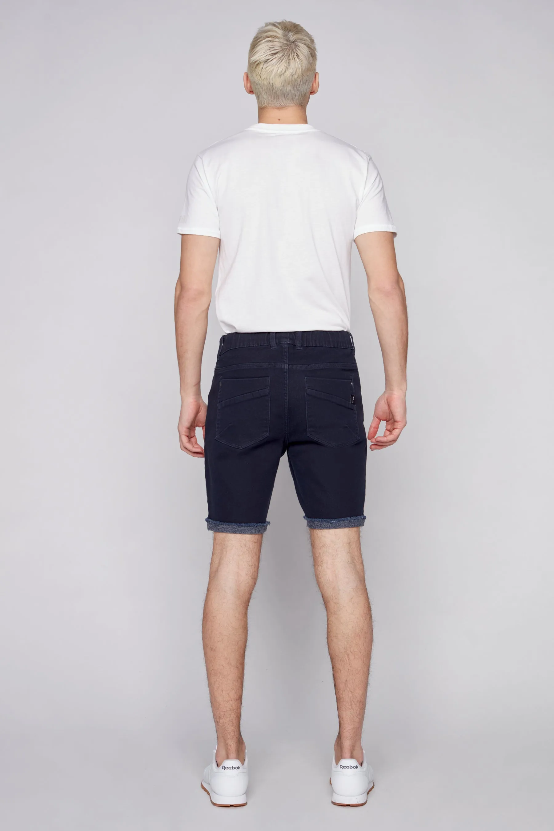 CASH - Mens Ripstop Moto Stitch Short - Navy