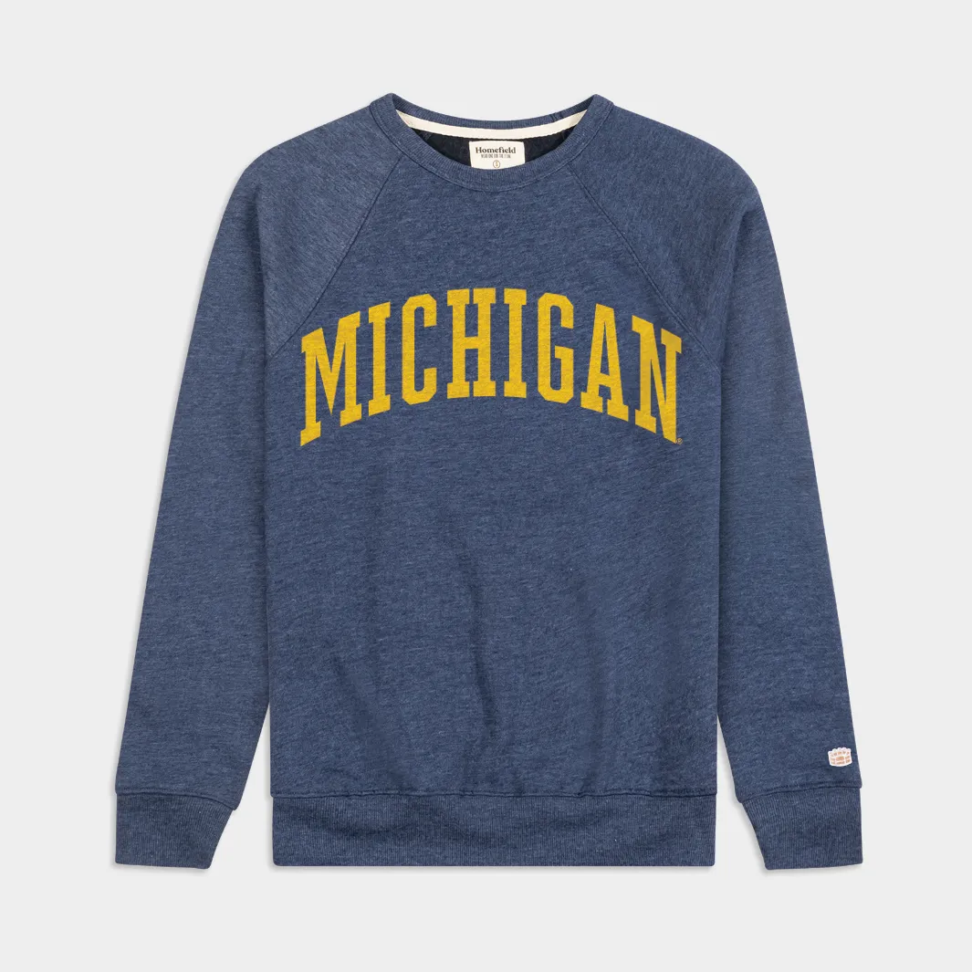 Classic Arched Michigan Crewneck