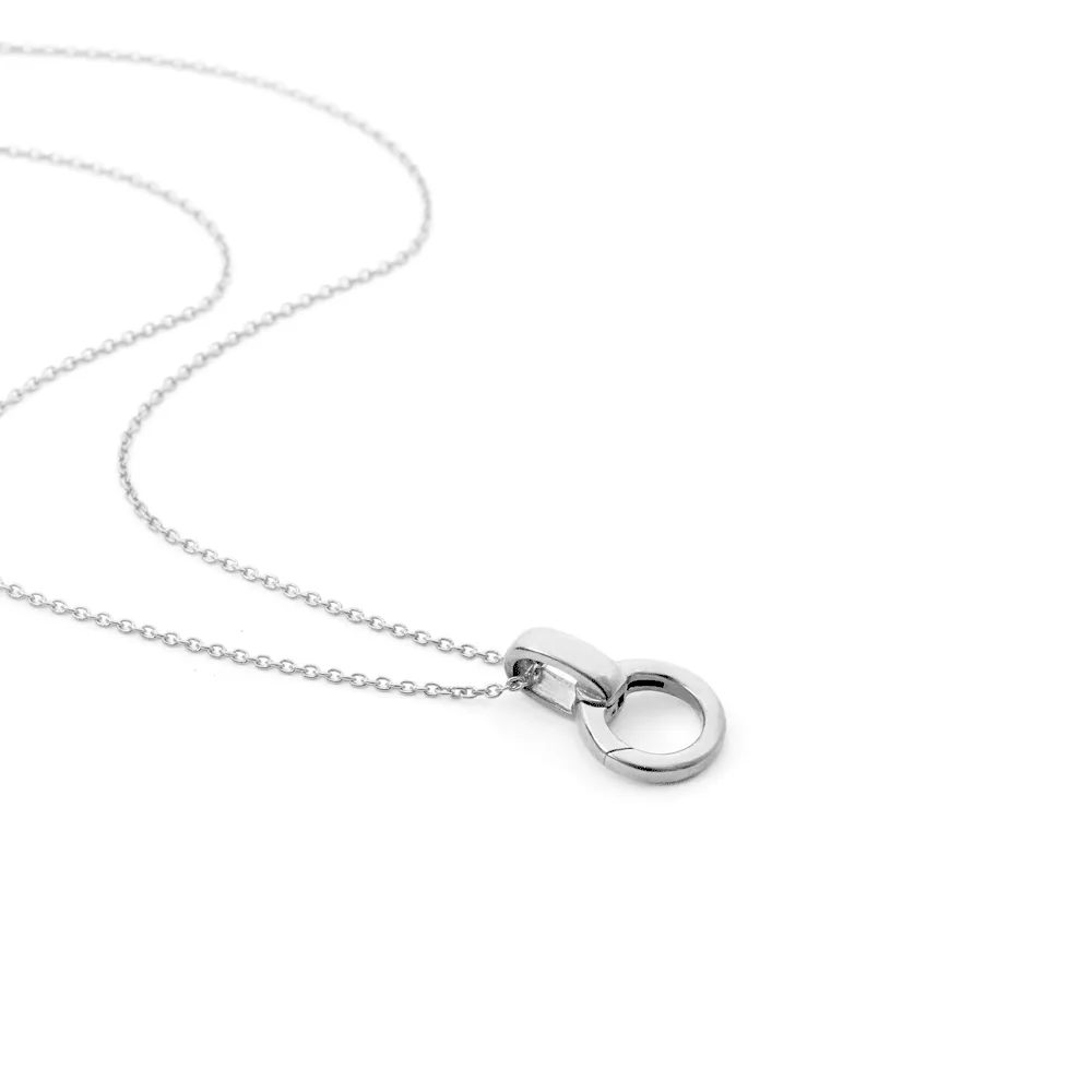 Classic Charm Necklace, Silver