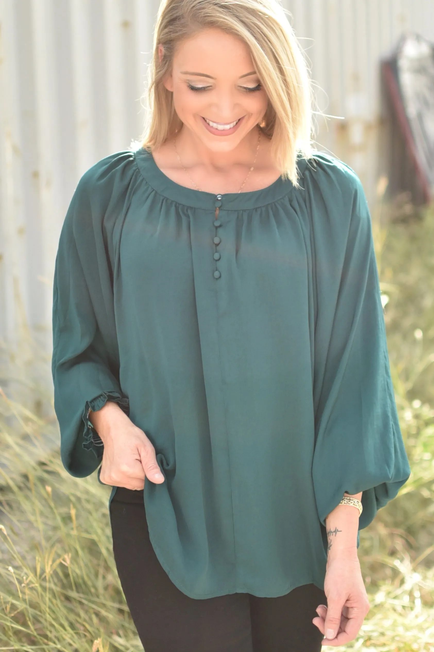 Classic Dreams Top - Emerald