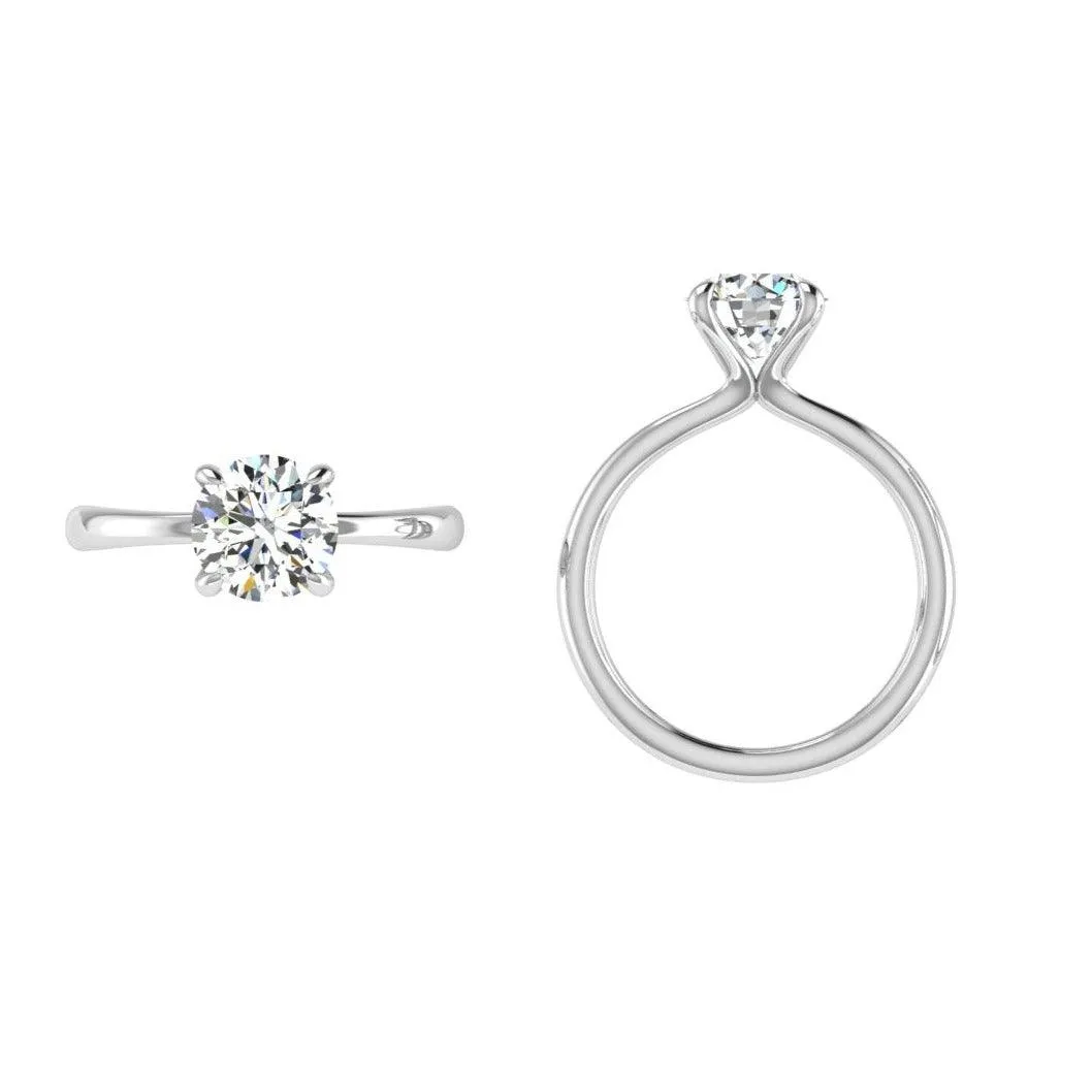 Classic Round Engagement Ring