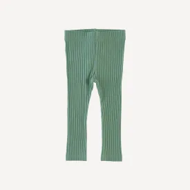 classic skinny legging | hedge | organic cotton wide rib