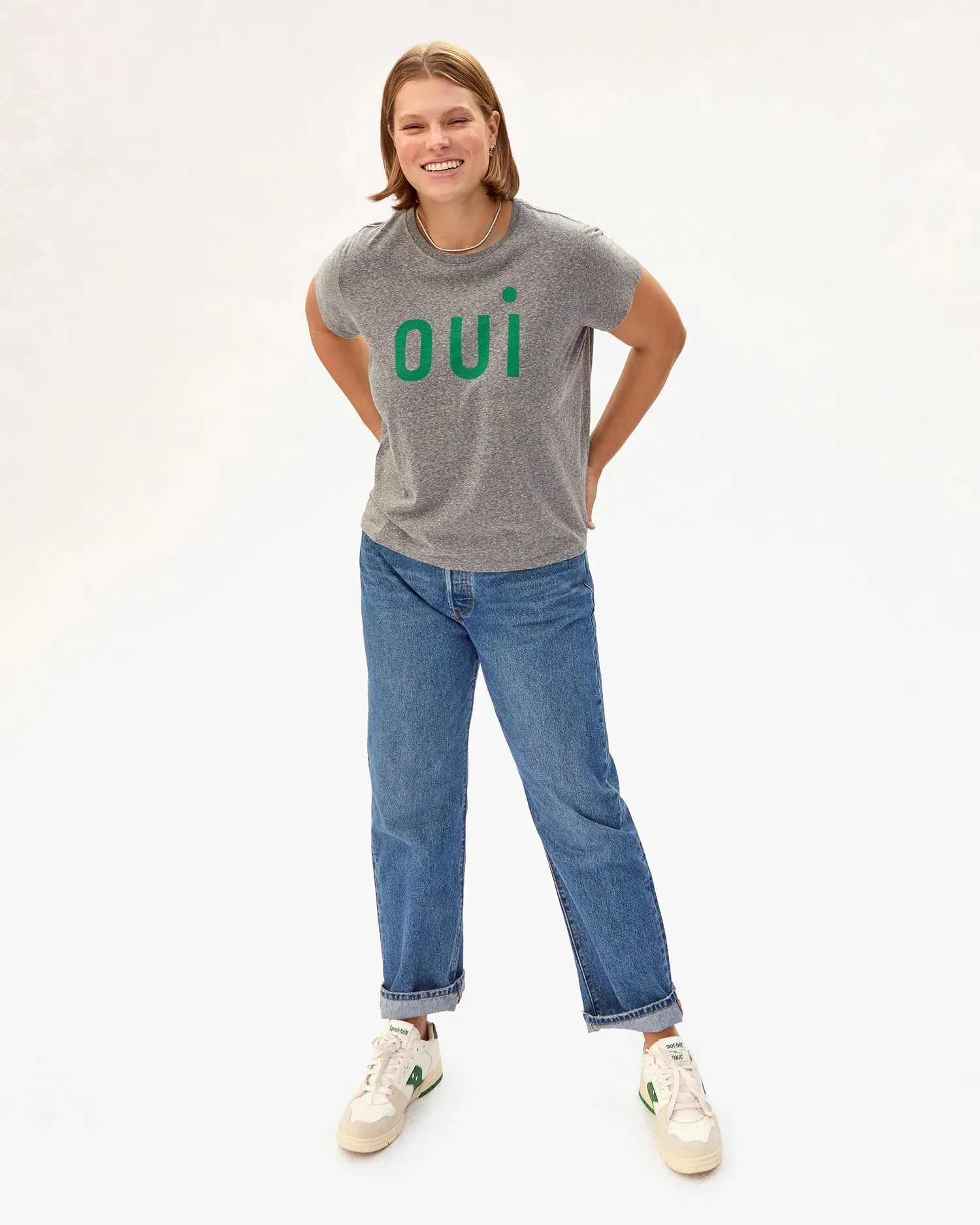 Classic Tee ~ Oui Grey