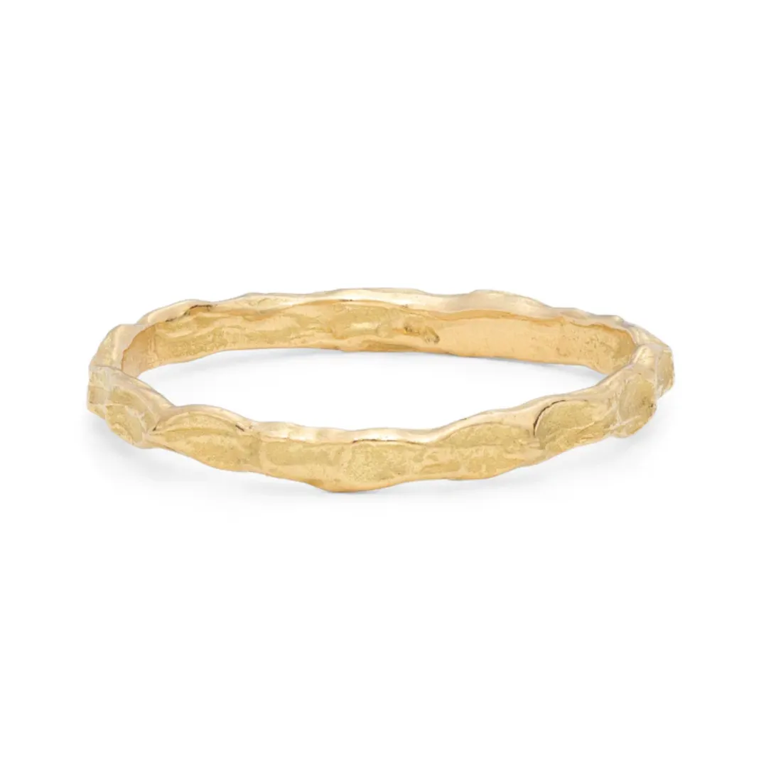 Cockle Skinny 18kt Gold Ring