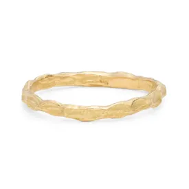 Cockle Skinny 18kt Gold Ring