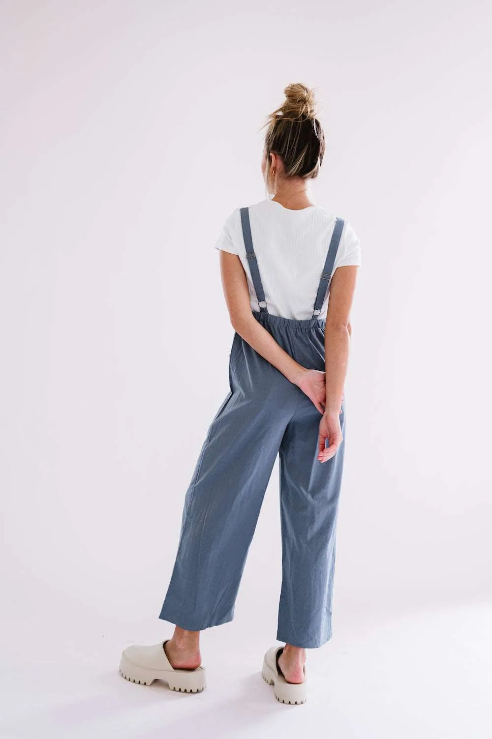 Cody Jumpsuit in Dusty Blue