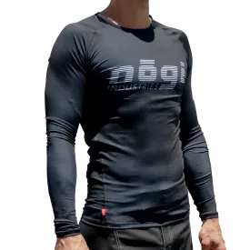 Core Long Sleeve Rash Guard - BLACK