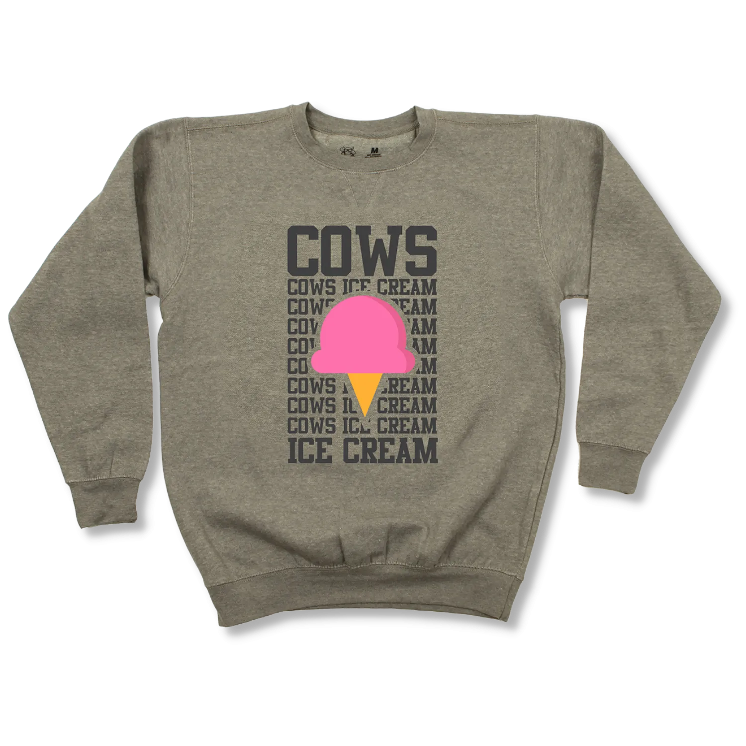 COWS Ice Cream Adult Crewneck