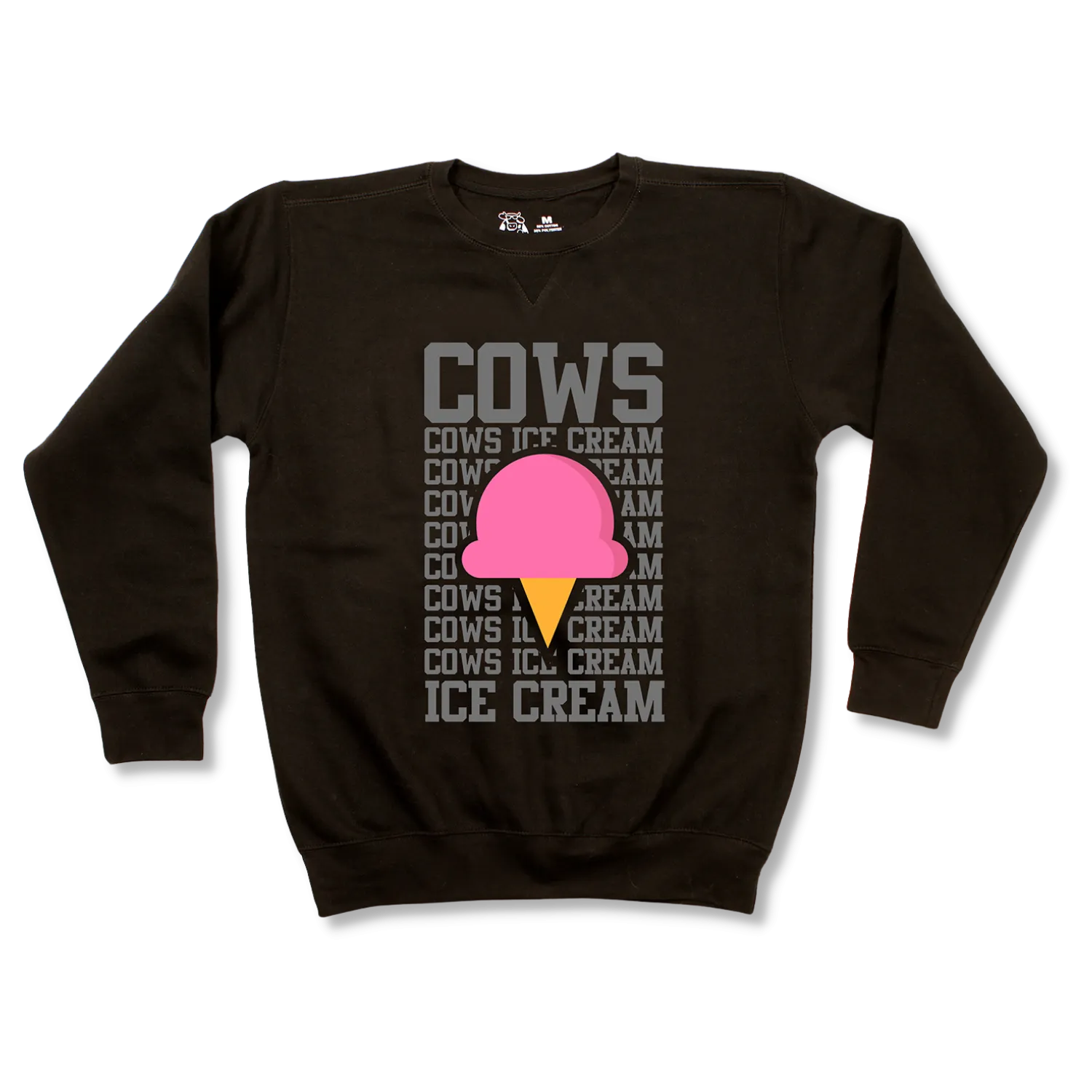 COWS Ice Cream Adult Crewneck