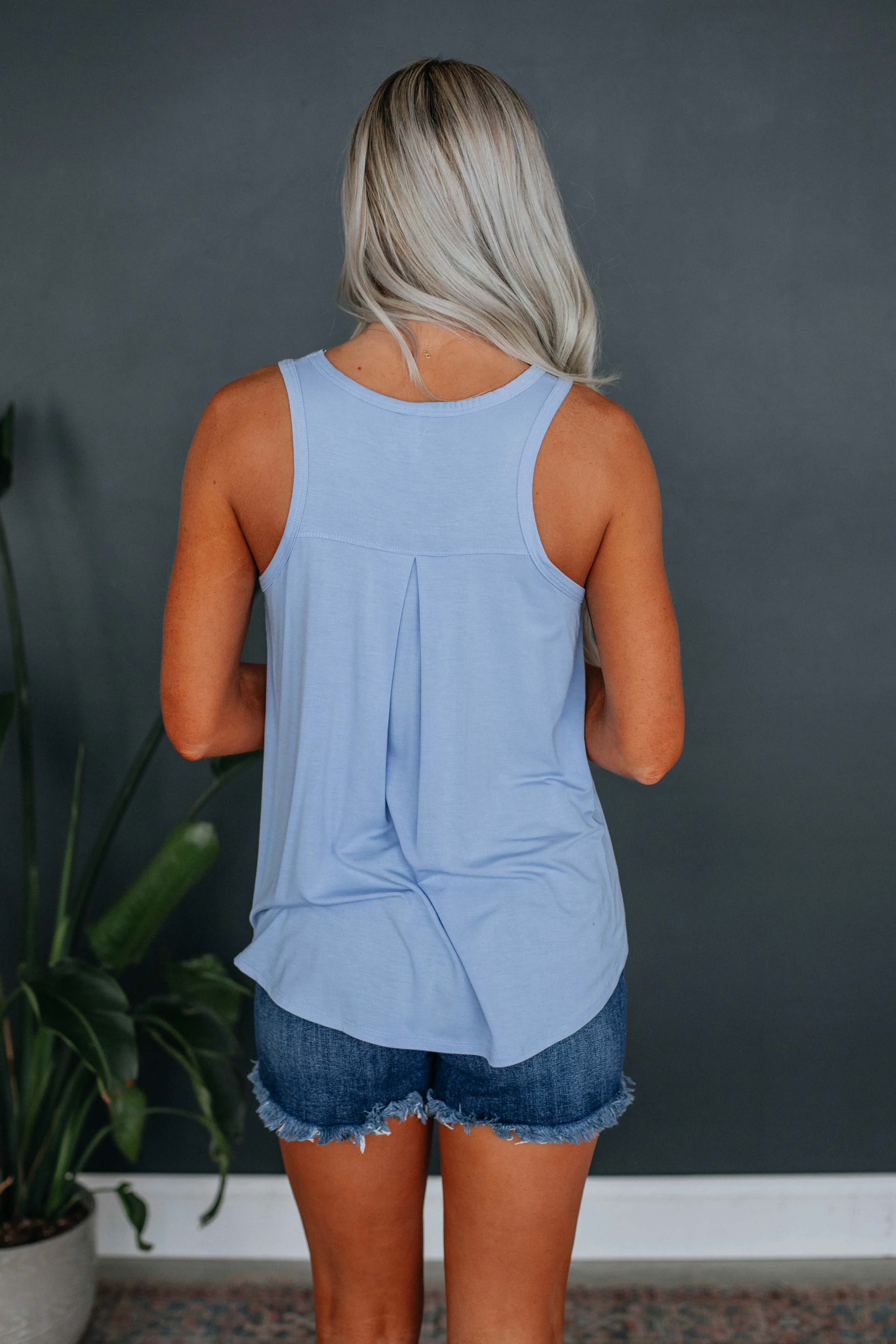 Dava Basic Tank - Powder Blue