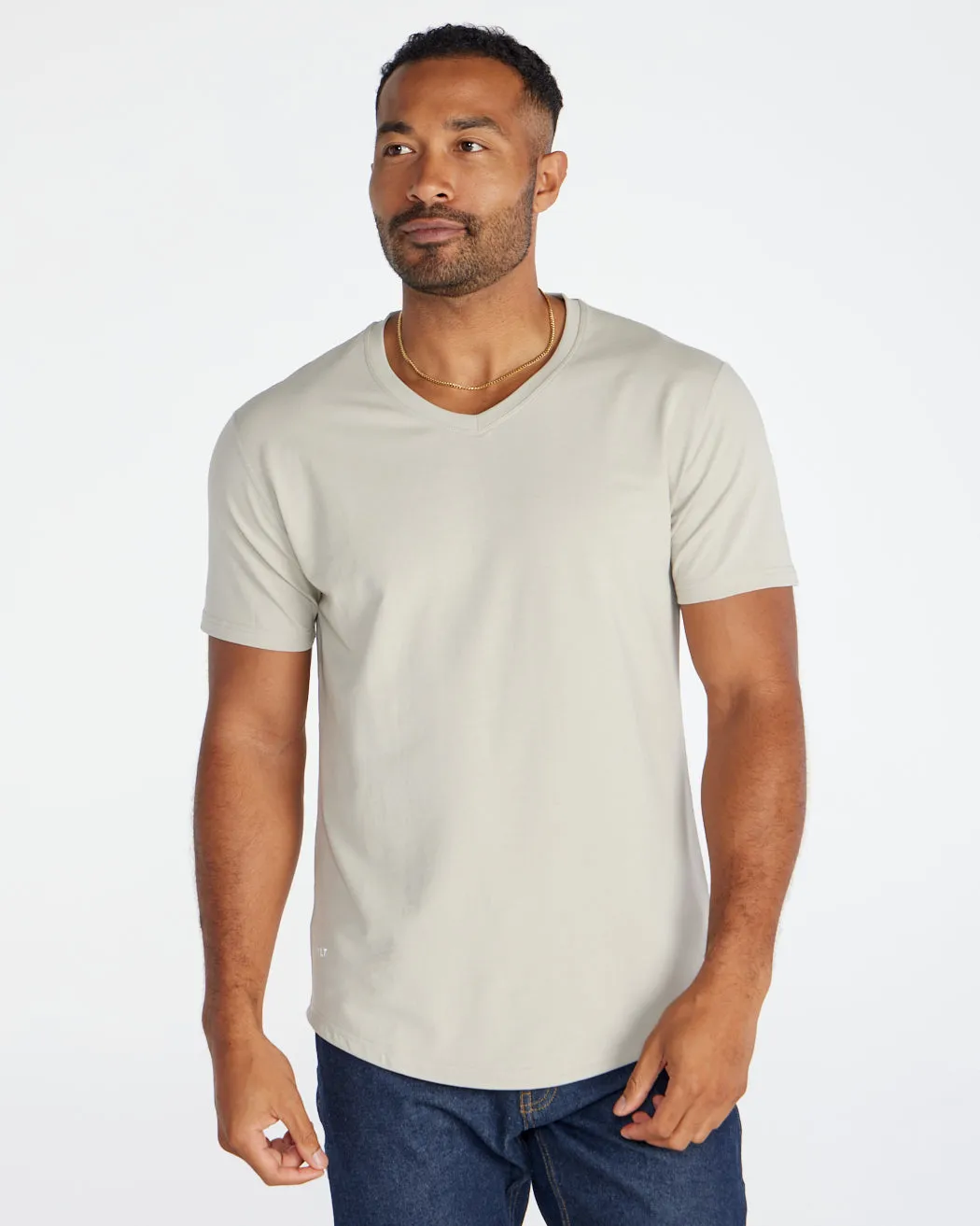 Drop-Cut V-Neck: LUX <!-- Size M -->